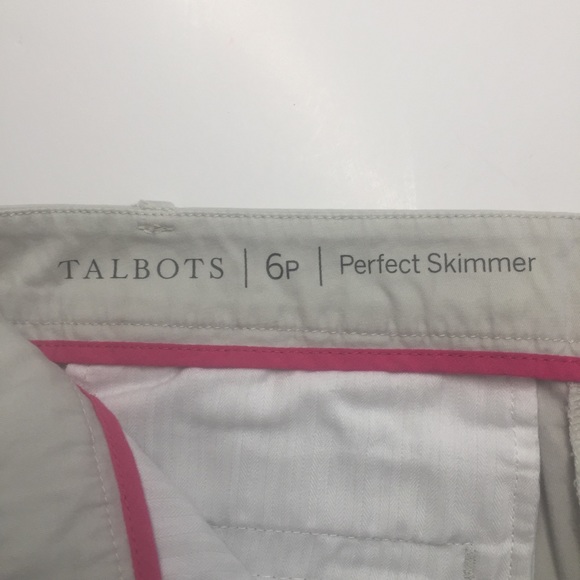 Talbots sz 6P Perfect Skimmer cropped pants, capris - Picture 2 of 8